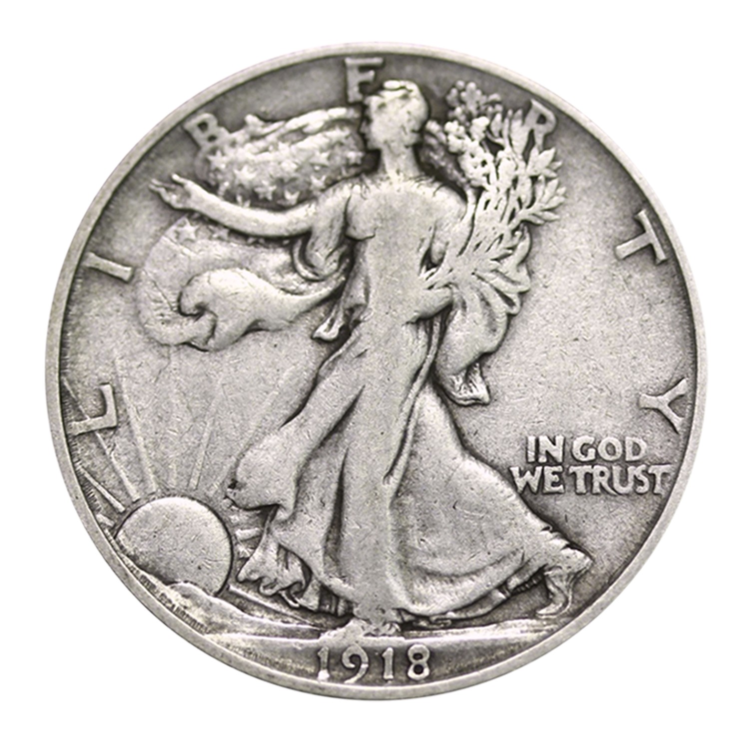Walking Liberty Half Dollar VF 90% Silver Very Fine 1916-1947 Random Date Walking Liberty Half Dollar VF 90% Silver Very Fine 1916-1947 Random Date