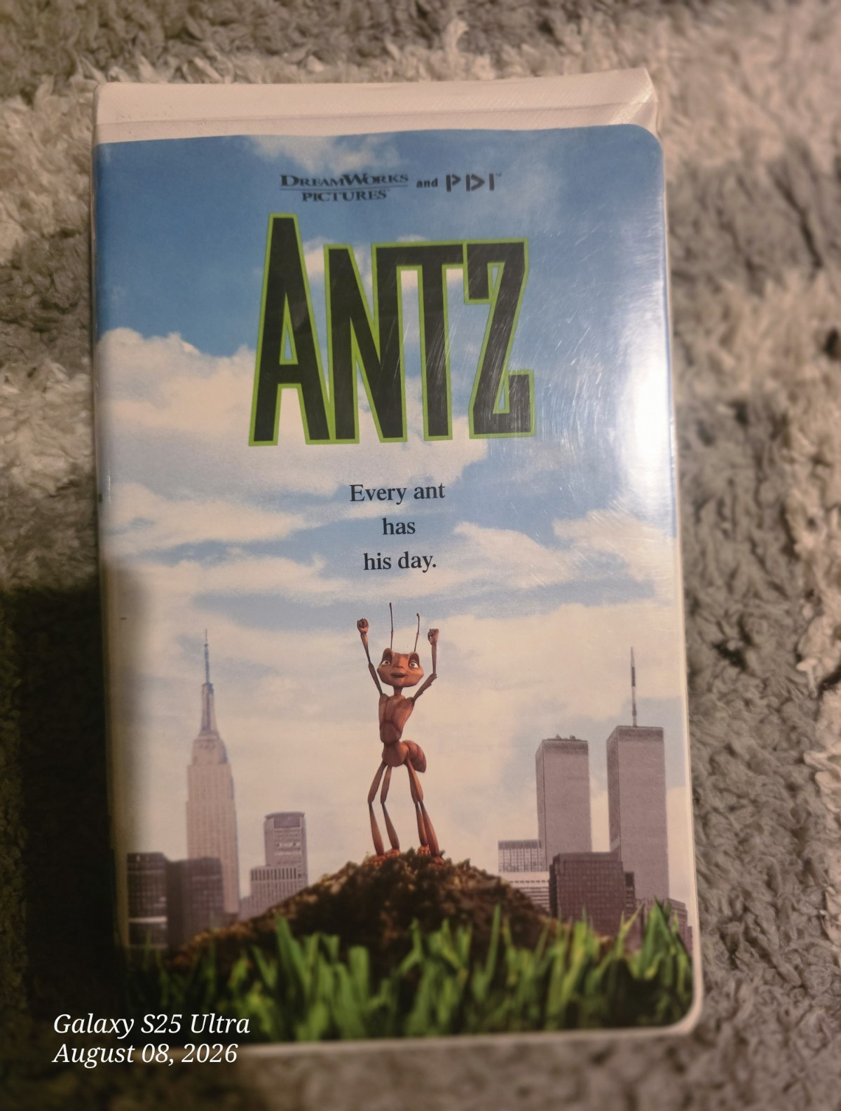DreamWorks Antz VHS (1998) NTSC Clamshell Edition PG Dir. Darnell/Johnson