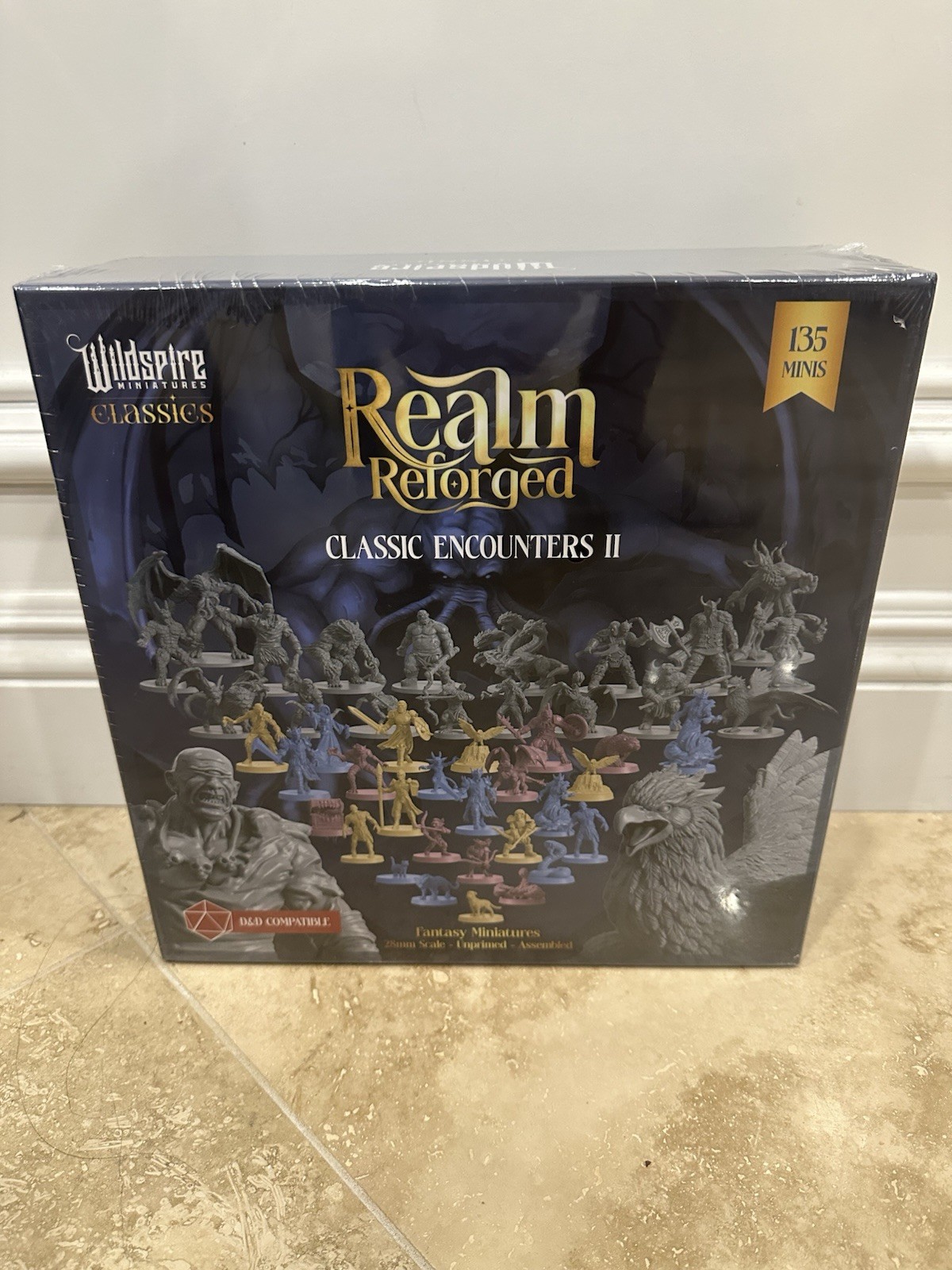 Classic Encounters II - 135 Iconic DND Miniatures Bulk Monsters Unpainted 28mm Classic Encounters II - 135 Iconic DND Miniatures Bulk Monsters Unpainted 28mm