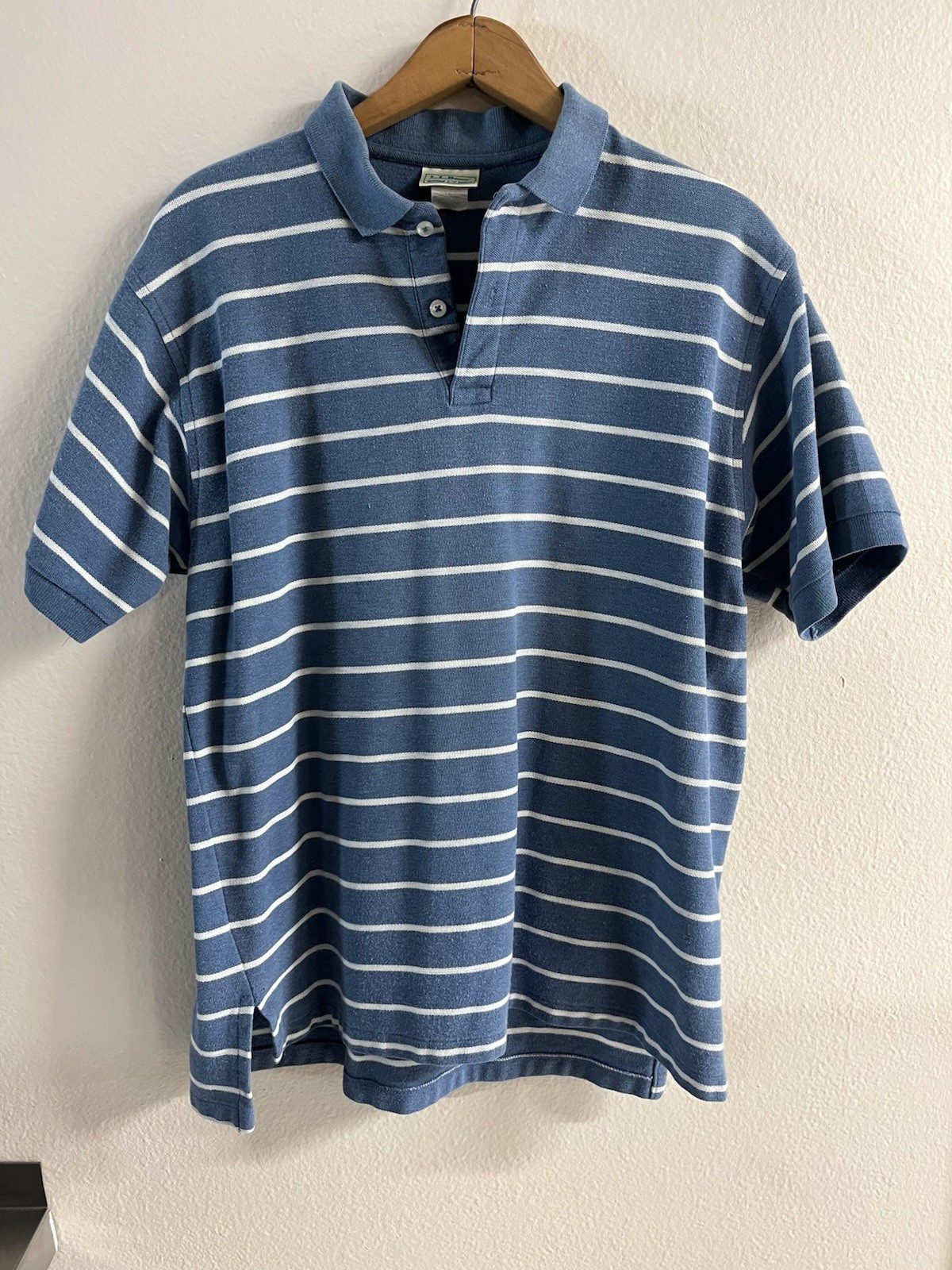 Vintage LL Bean Men’s Shirt Sleeve Polo Shirt Double L Shirts Freeport Maine