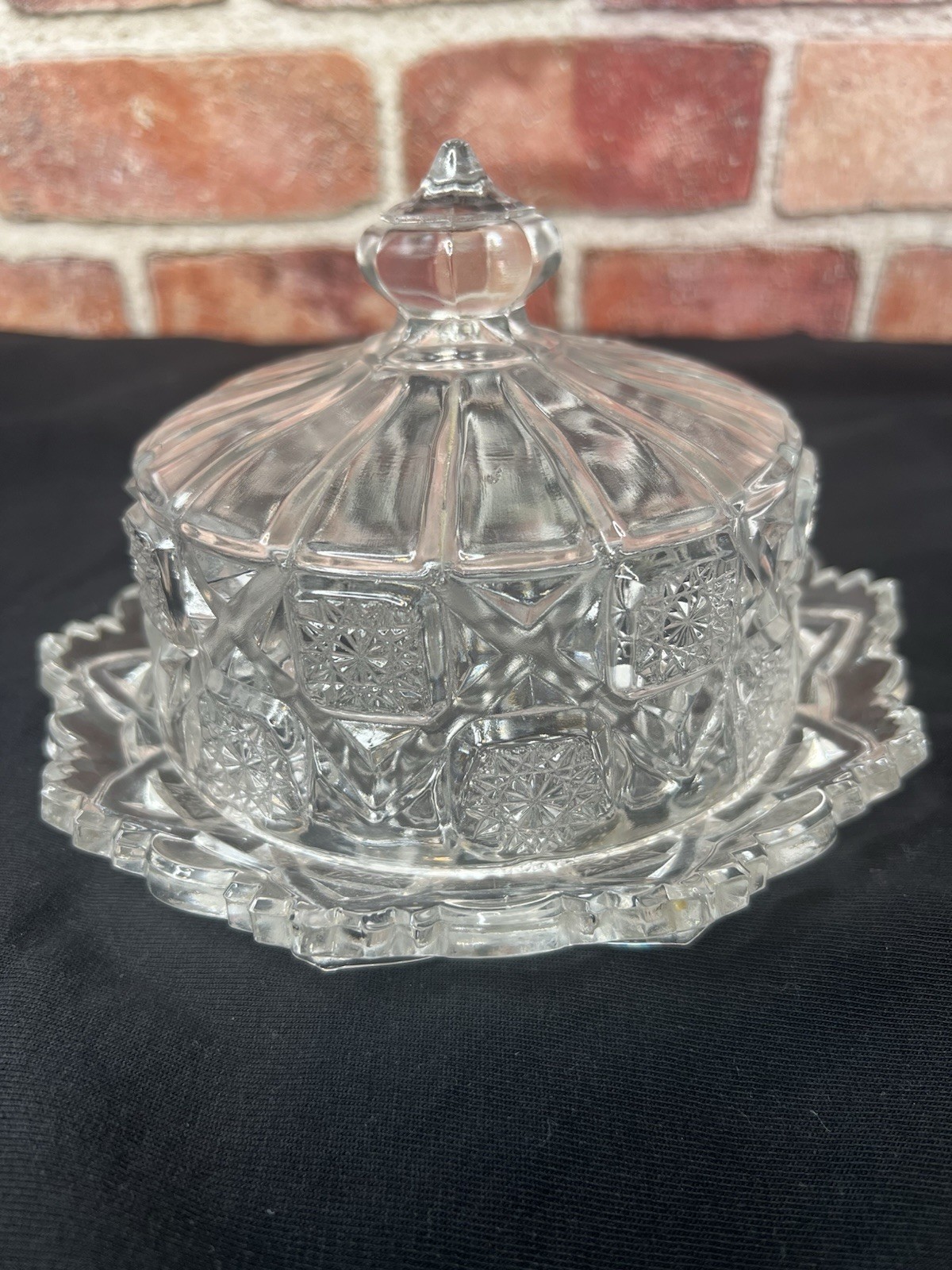 EAPG Westmoreland LACY DAISY Domed Butter/Tart/Small Cake Dish, 7\ EAPG Westmoreland LACY DAISY Domed Butter/Tart/Small Cake Dish, 7\