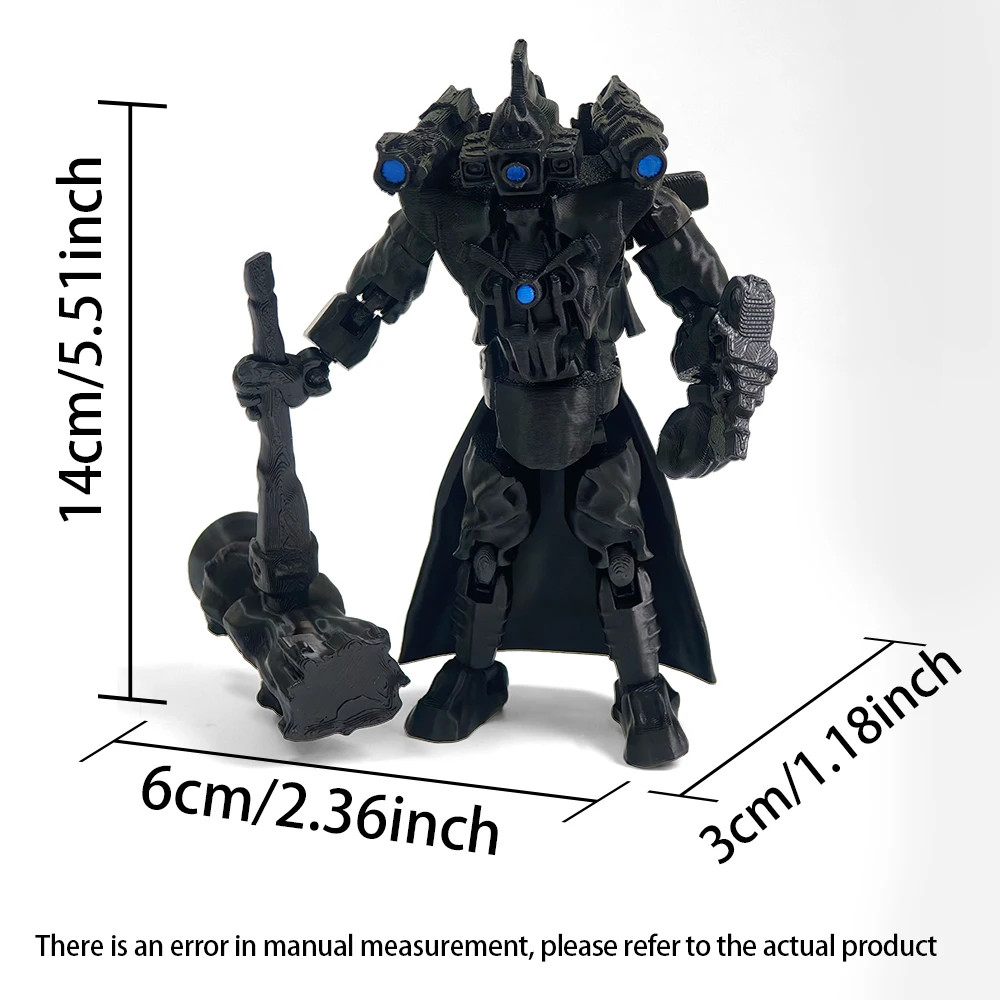2026 3D Printed Skibidi Toilet Titan Speakerman Cameraman TV Man Anime Figure