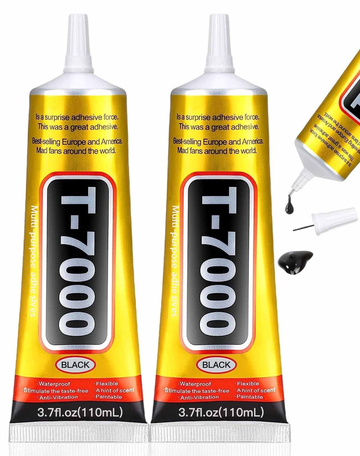 Upgrade T-7000 Black Adhesive Glue - 2PCS 110ml High-Performance Waterproof