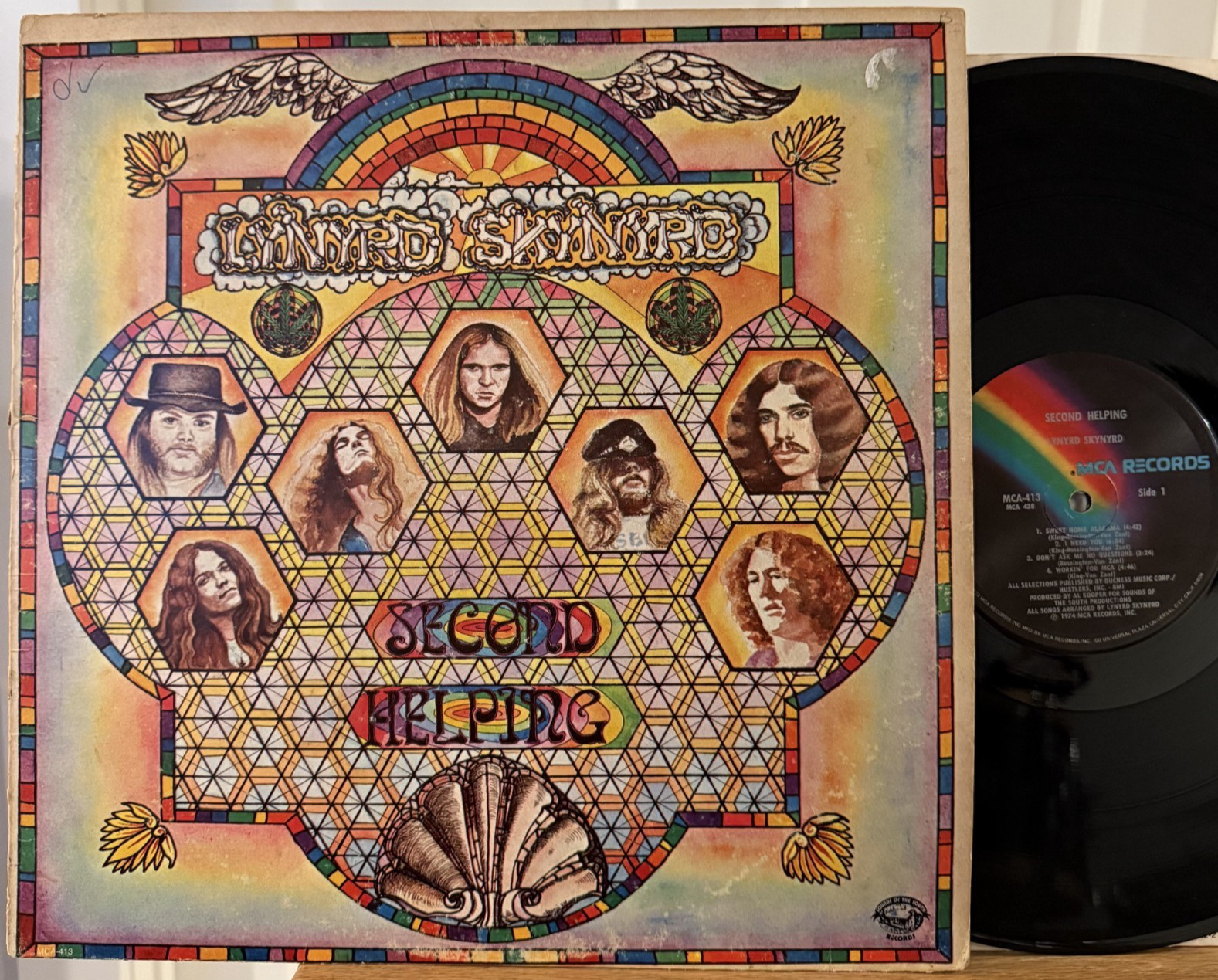 Lynyrd Skynyrd Second Helping Vinyl LP MCA-413 Sweet Home Alabama 1st Pressing
