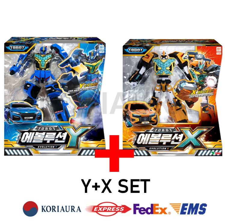 TOBOT EVOLUTION X + Y Set Big Size Transformer Robot Car Korean Toy 2026