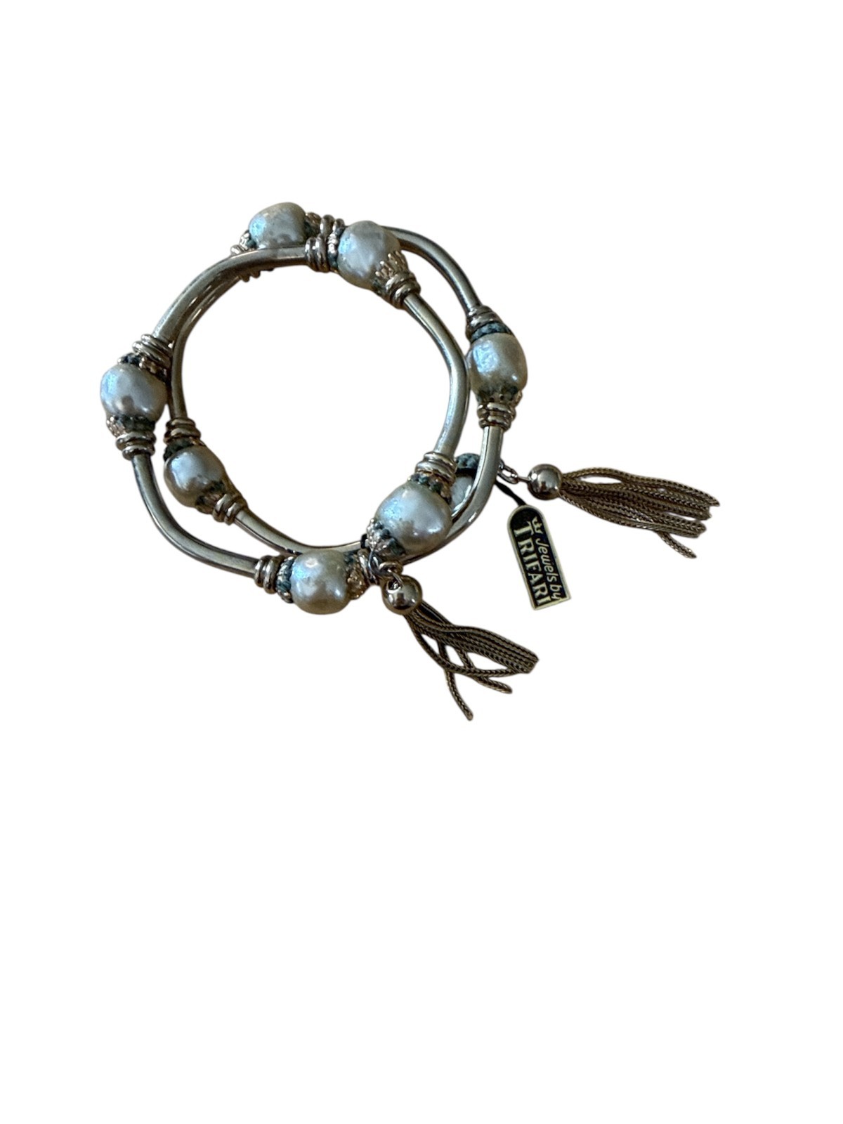 KTF Krussman Trifari Fishel Bangle Bracelet Art Deco Tassels 1920-30’s Jewelry KTF Krussman Trifari Fishel Bangle Bracelet Art Deco Tassels 1920-30’s Jewelry