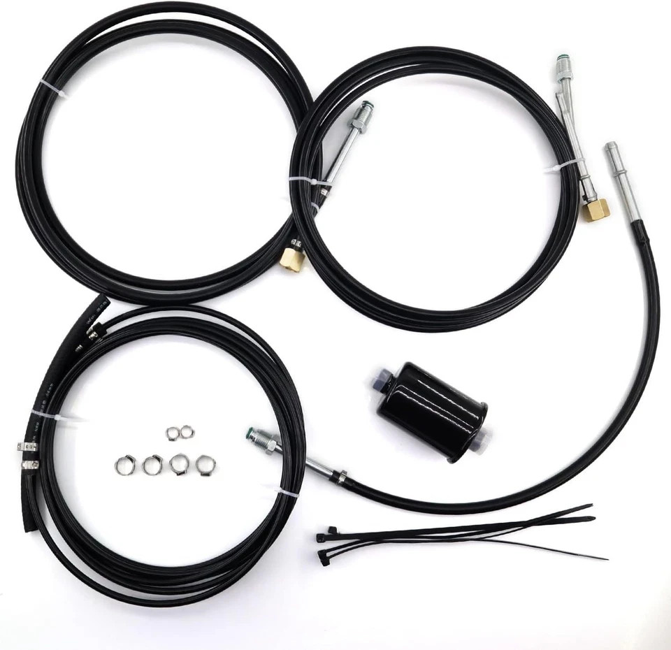Nylon Fuel Line Replacement Kit Compatible With 1988 1989 1990 1991 1992 1993...