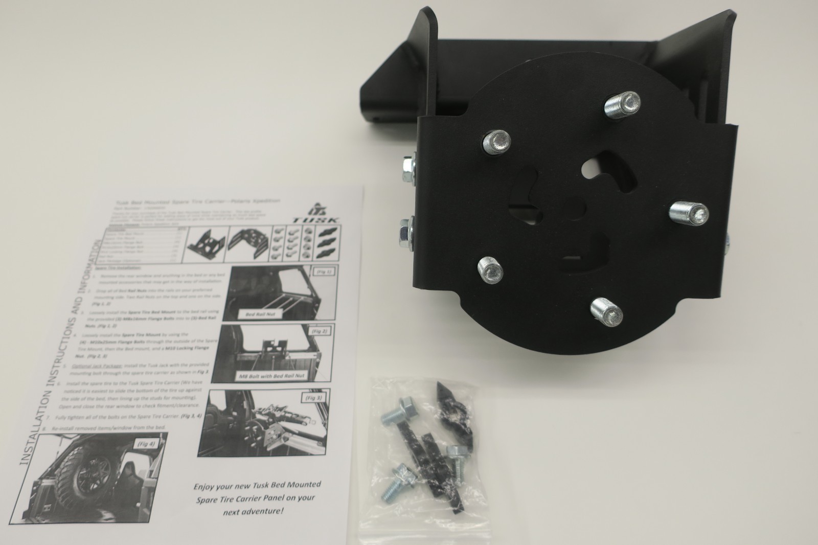 Tusk Spare Tire Carrier Side Mount Up to 32\