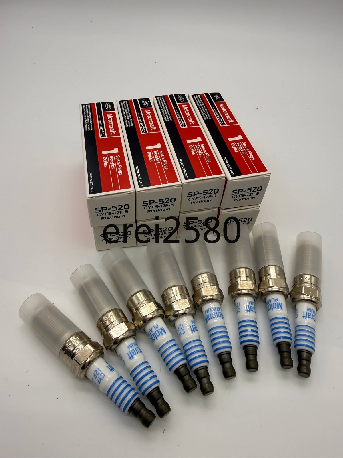8PCS Genuine SP-520 Platinum Spark Plugs CYFS-12F-5 For Ford CYFS12F5 US 8PCS Genuine SP-520 Platinum Spark Plugs CYFS-12F-5 For Ford CYFS12F5 US