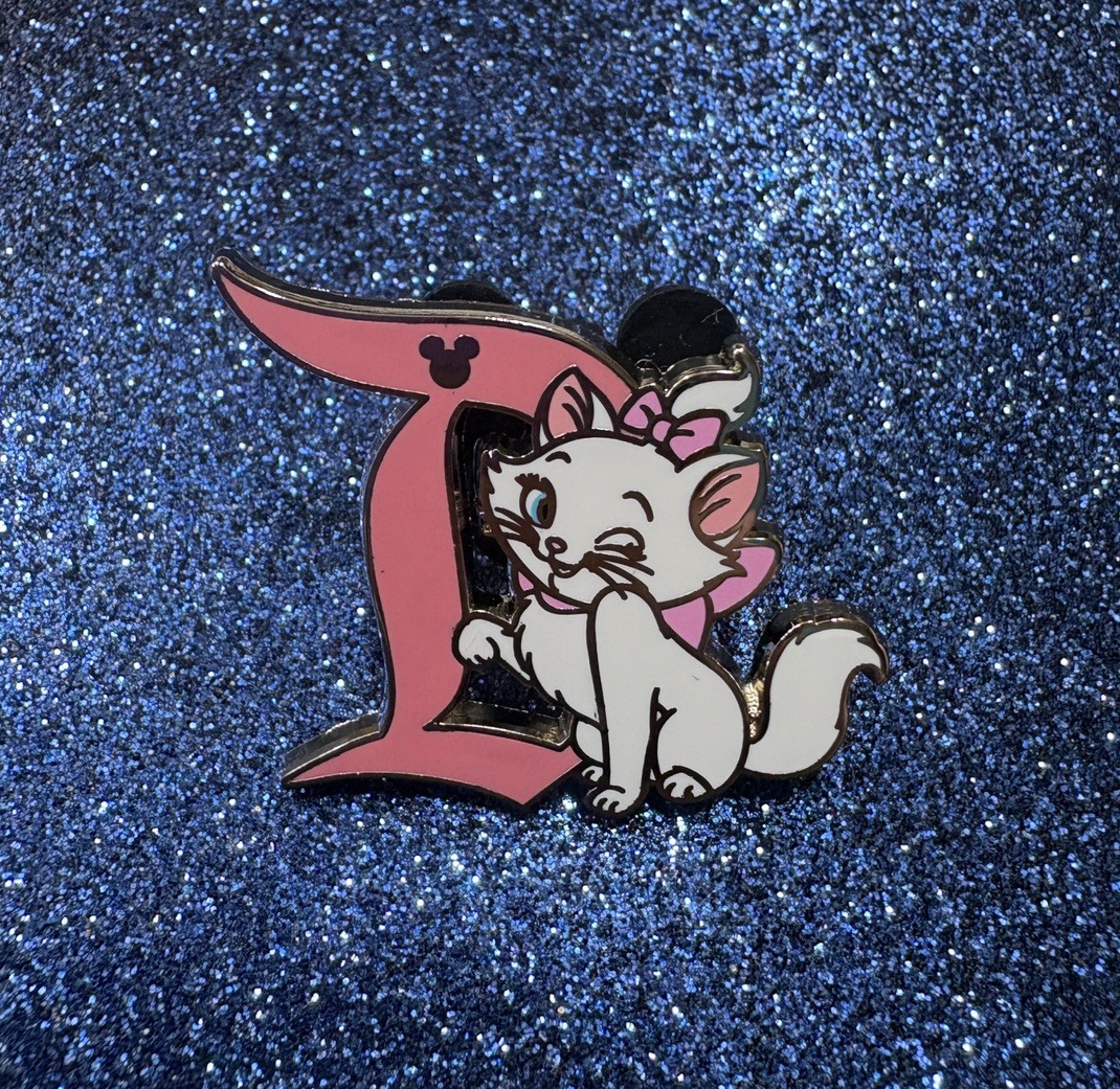 DLR Marie Aristocats Disneyland D Characters Hidden Mickey 2024 Disney Pin DLR Marie Aristocats Disneyland D Characters Hidden Mickey 2024 Disney Pin