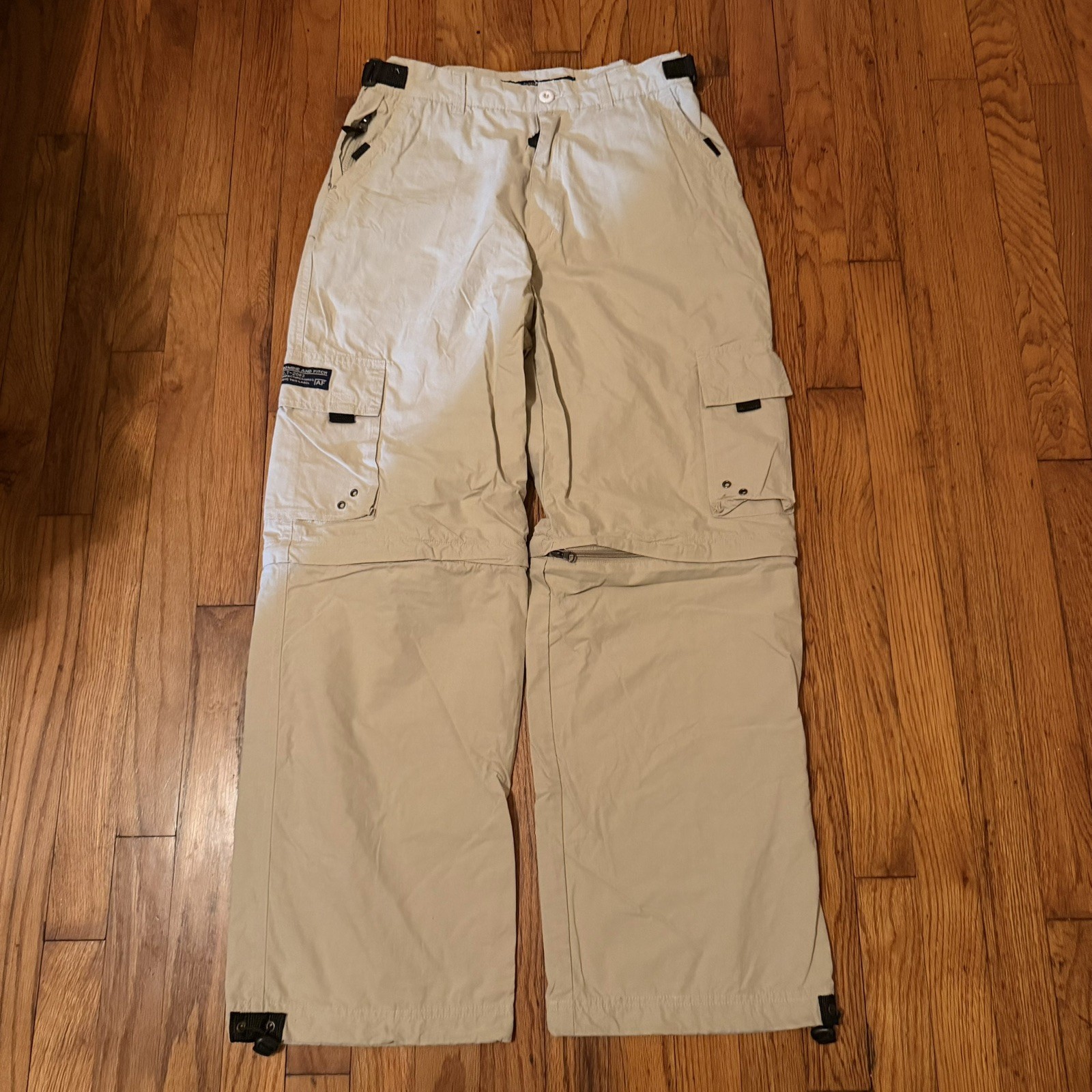 VTG Abercrombie & Fitch Pants Mens L Paratrooper Baggy Convertible Cargo Y2K VTG Abercrombie & Fitch Pants Mens L Paratrooper Baggy Convertible Cargo Y2K