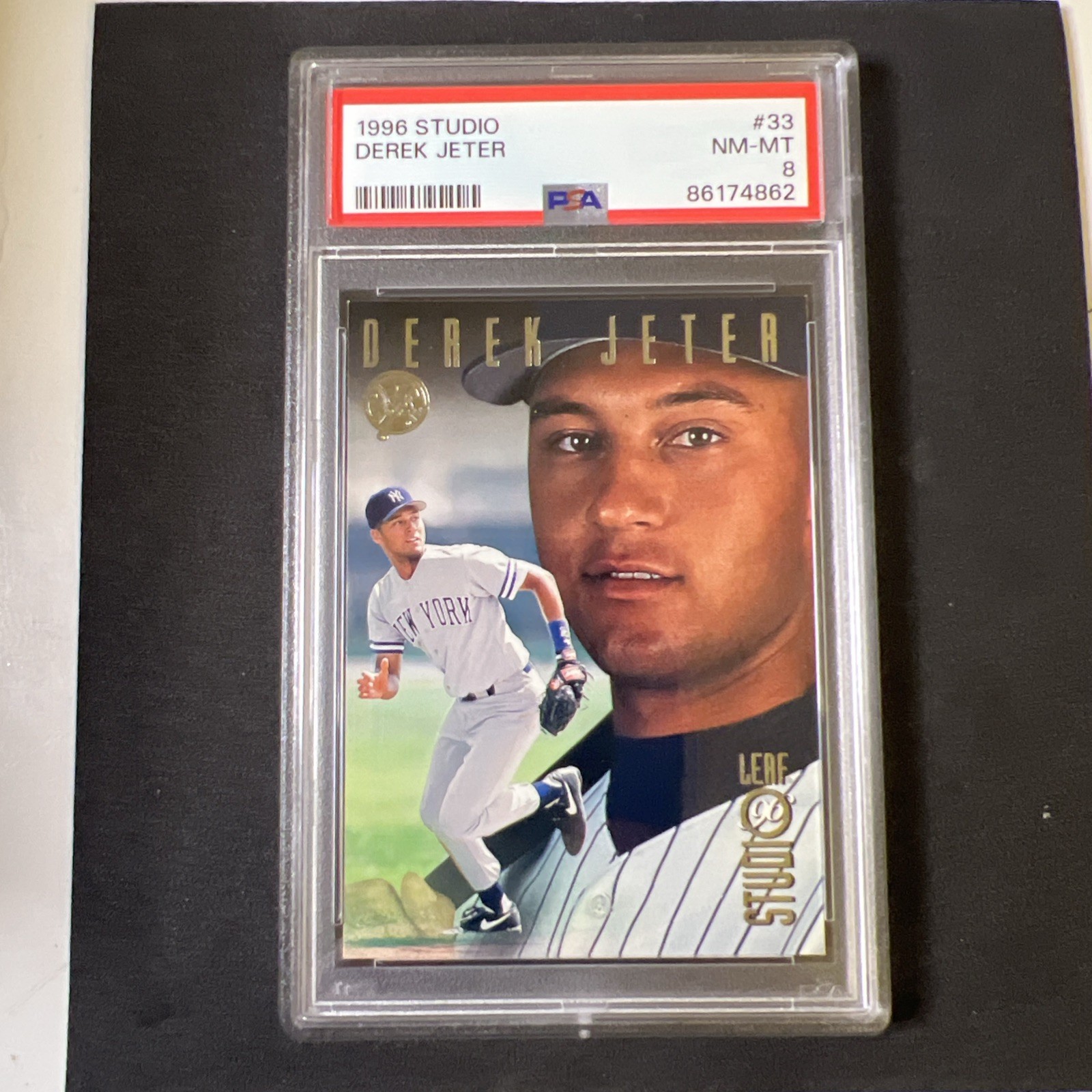 1996 Leaf Studio - Derek Jeter #33 1996 Leaf Studio - Derek Jeter #33