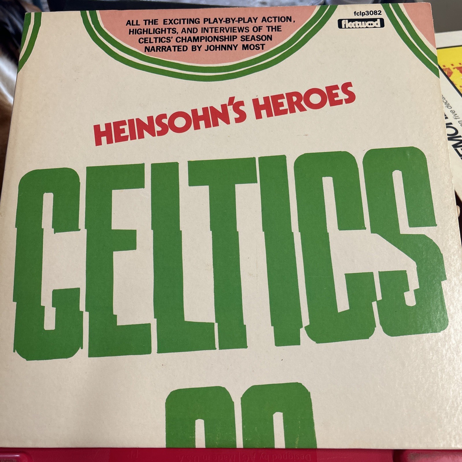 Heinsohn\'s Heroes - 1973-74 Boston Celtics LP Record Album Heinsohn\'s Heroes - 1973-74 Boston Celtics LP Record Album