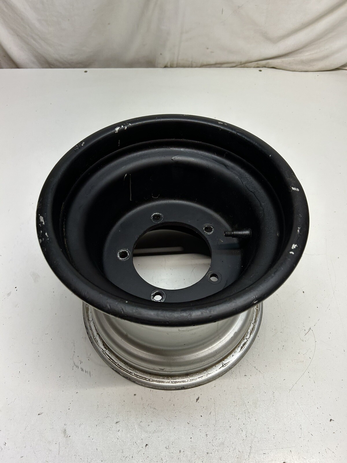 1990 90 SUZUKI LT500R lt 500 r Quadzilla OEM Rear Back Wheel Rim BENT Read Des