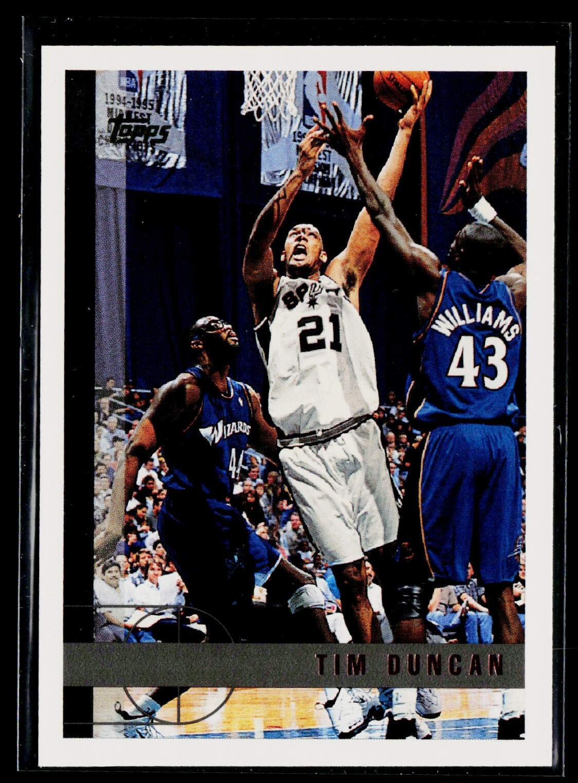 1997-98 Topps #115 Tim Duncan 1997-98 Topps #115 Tim Duncan