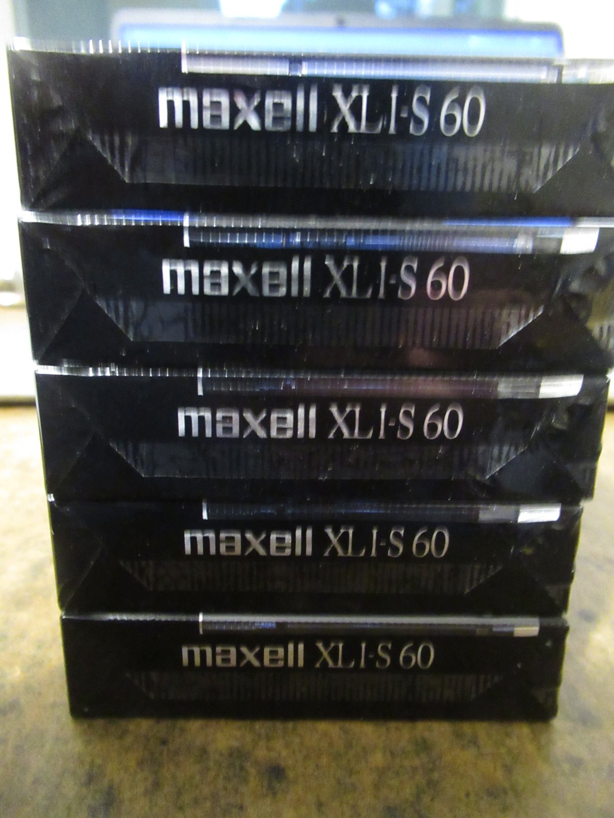 (5) Maxell XLI-S 60 NEW Factory Sealed Blank Cassette Tapes Free USA Shipping (5) Maxell XLI-S 60 NEW Factory Sealed Blank Cassette Tapes Free USA Shipping