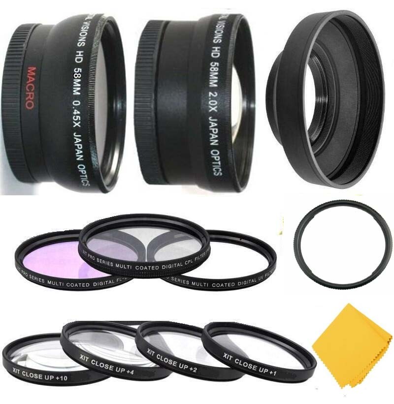 7PC Accessory Kit for Canon PowerShot SX70 SX50 SX40 HS SX30 SX20 IS SX540 SX530