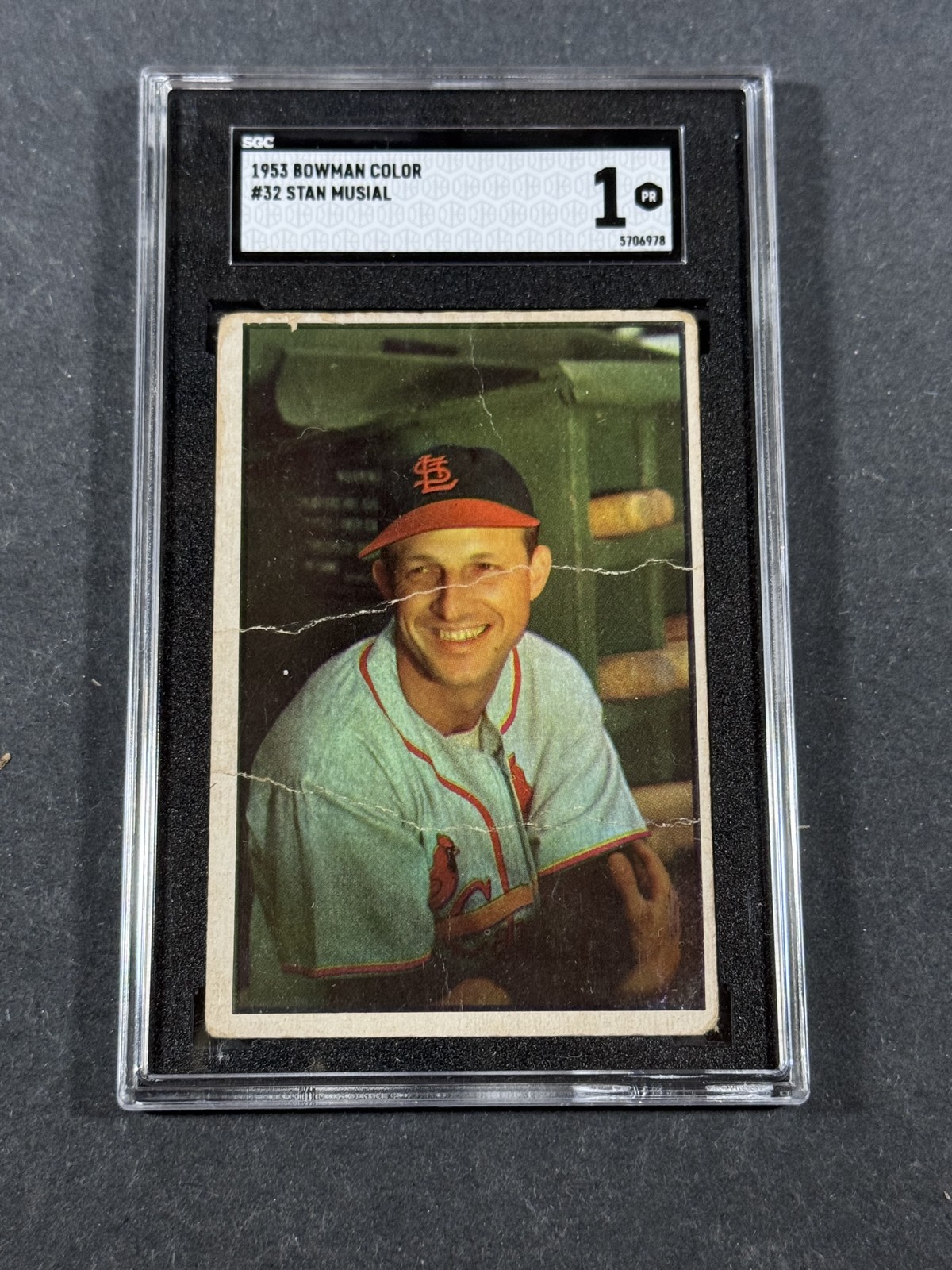 1953 Bowman Color - Stan Musial #32
