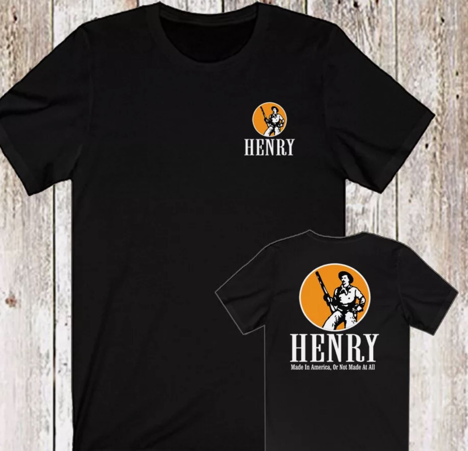 Henry Repeating Arms Guns Firearms Men's Black Size S-5XL