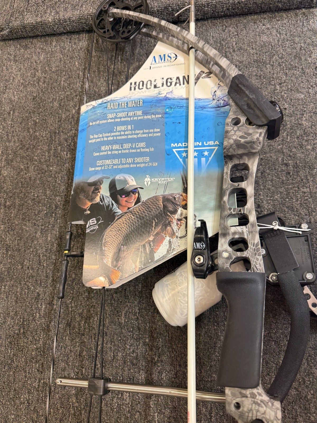 AMS Hooligan V2 Bowfishing Package LH AMS Hooligan V2 Bowfishing Package LH