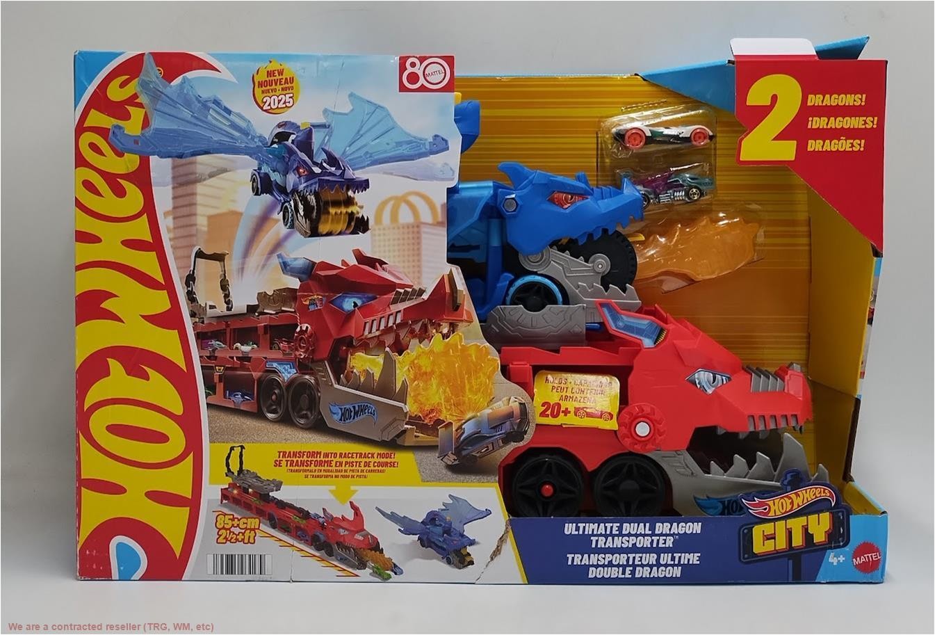 Hot Wheels City Ultimate Dragon Hauler Toy Vehicle Playset - 4pk SEE DETAILS Hot Wheels City Ultimate Dragon Hauler Toy Vehicle Playset - 4pk SEE DETAILS
