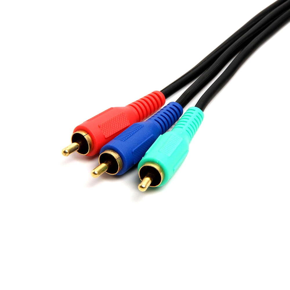 Component Video Cable 3 RCA 6 ft RGB HDTV DVD VCR Brand New Component Video Cable 3 RCA 6 ft RGB HDTV DVD VCR Brand New
