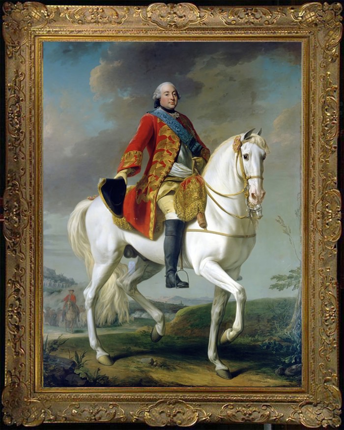 Alexander Roslin Louis Philippe Duke of Orleans Equestrian Oil Painting Canvas Alexander Roslin Louis Philippe Duke of Orleans Equestrian Oil Painting Canvas