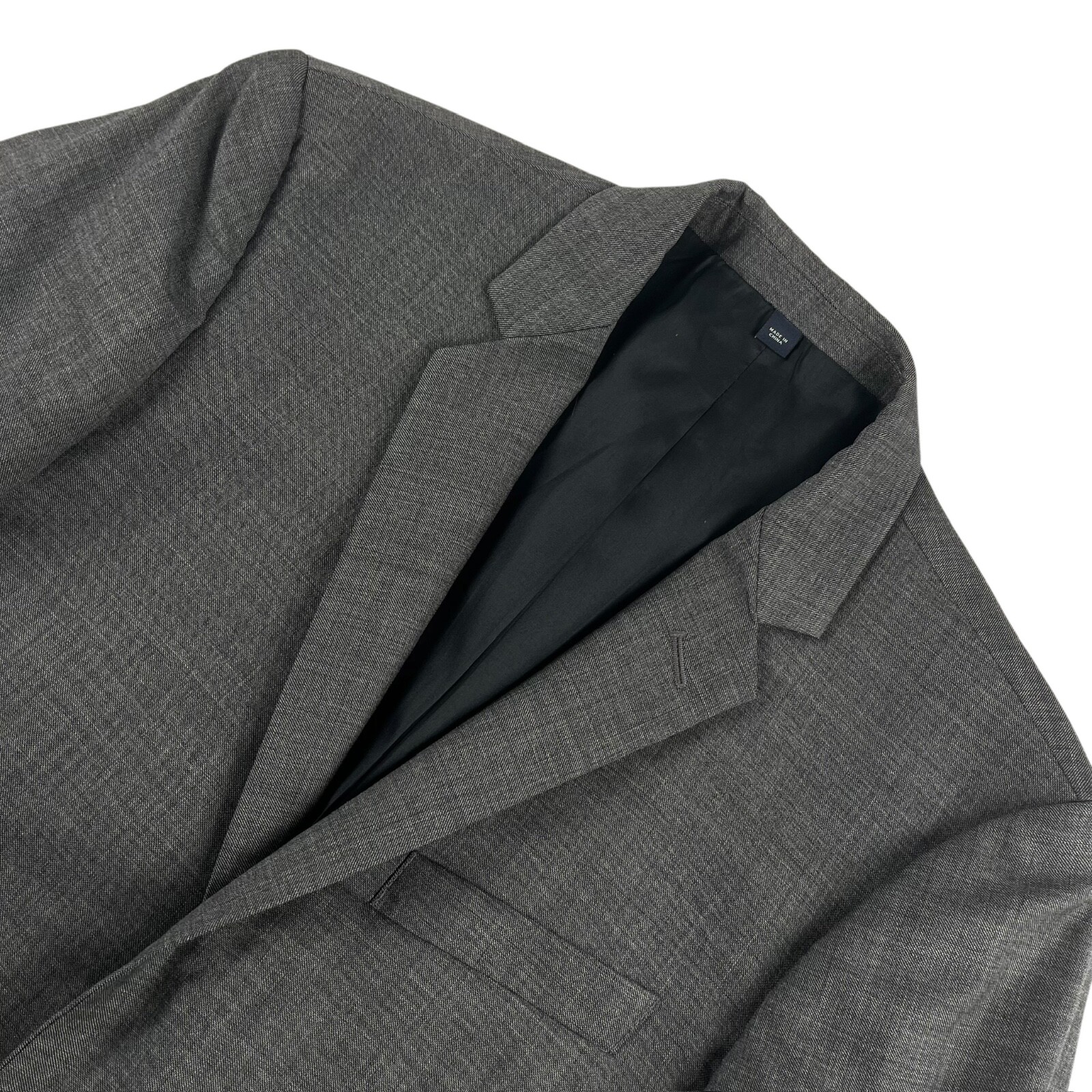 J. Crew Men\'s Wool Blend Thompson Blazer Jacket Gray • 38R J. Crew Men\'s Wool Blend Thompson Blazer Jacket Gray • 38R