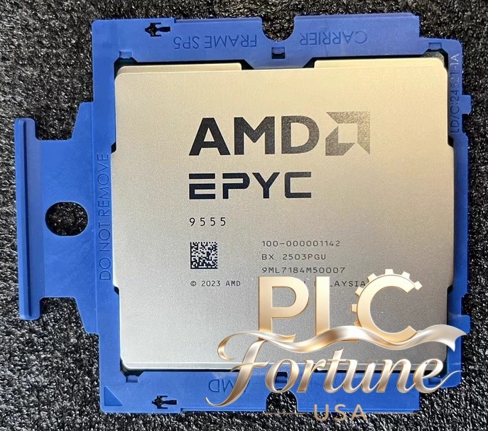 Used AMD EPYC 9555 Turin Zen5 64C 128T 3.2-4.4GHz 100-000001142 SP5 Unlocked CPU