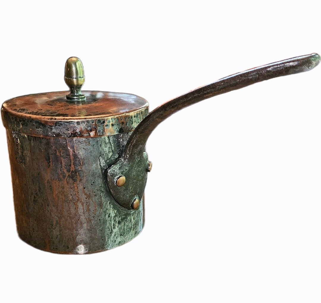 *RARE* E. DEHILLERIN / PARIS / 18. R COQUILLIÈRE Hammered Bain Marie - Acorn 