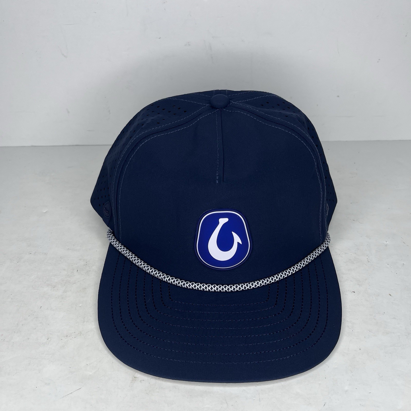 Melin X Olukai Hat Blue Rope Hydro Coronado Stealth OS Classic Snapback Fishing
