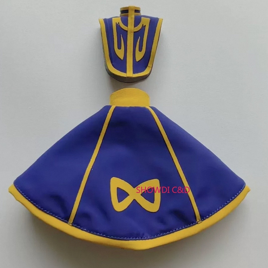 1/12 Custom Wired Blue Top+Skirt For 6'' SHF Kurapika Action Figure（No Figure）
