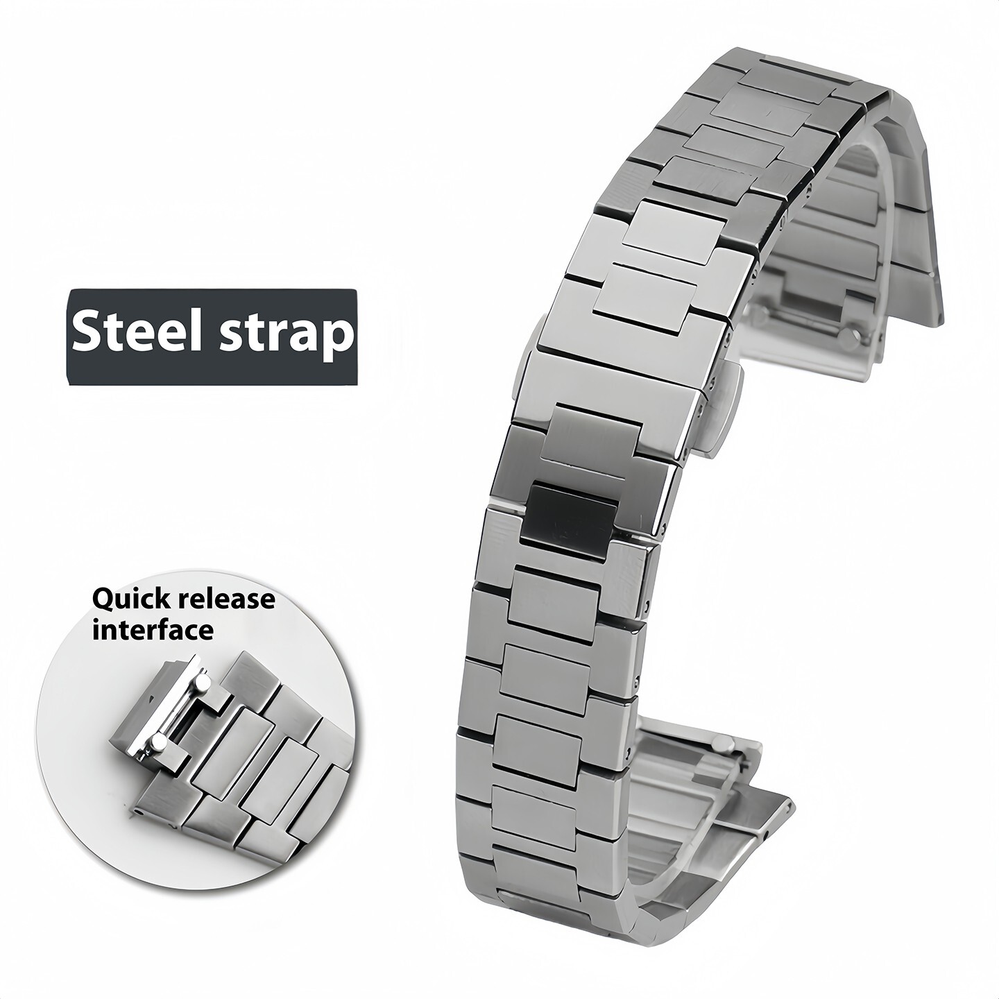 For Maurice Lacroix AIKON AI6008 AI6058 AI6007 6038 1108 Steel Watch Bracelet