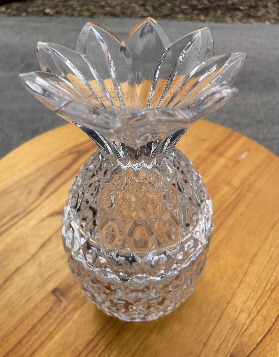 Rare Vintage Pineapple shaped Candy Dish / Nut Dish - Glass