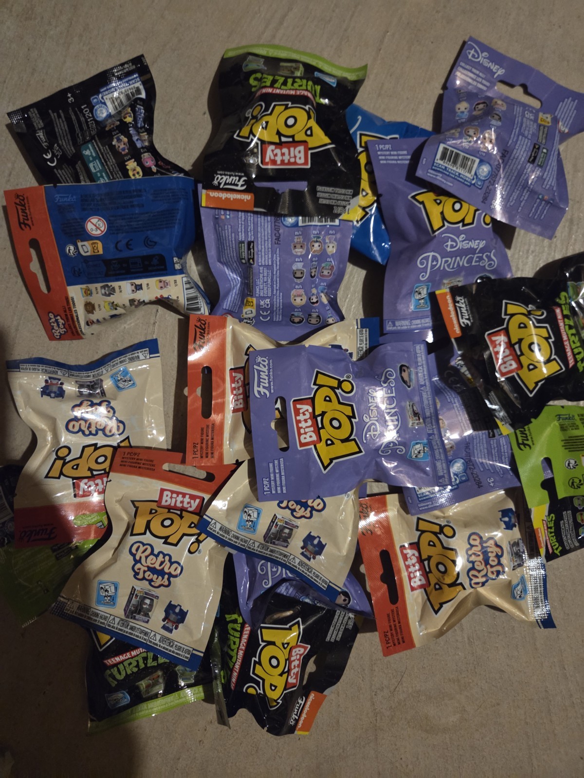 20 Piece Lot Of Bitty Funko Pops 20 Piece Lot Of Bitty Funko Pops