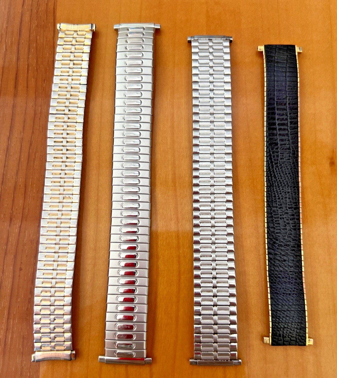 4 Vintage Stretch Men\'s Watch Bands Kreisler/Speidel