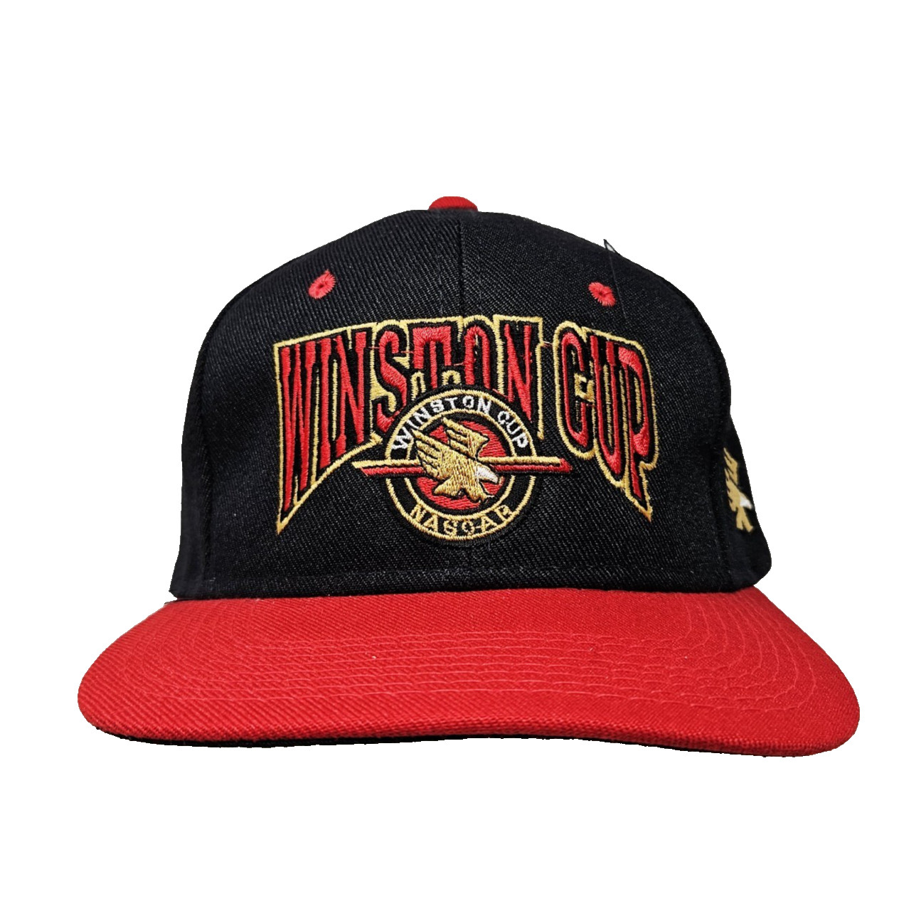 Vintage Winston Cup Wool Nascar Snapback Hat NWOT Spellout Logo 90s Vintage Winston Cup Wool Nascar Snapback Hat NWOT Spellout Logo 90s