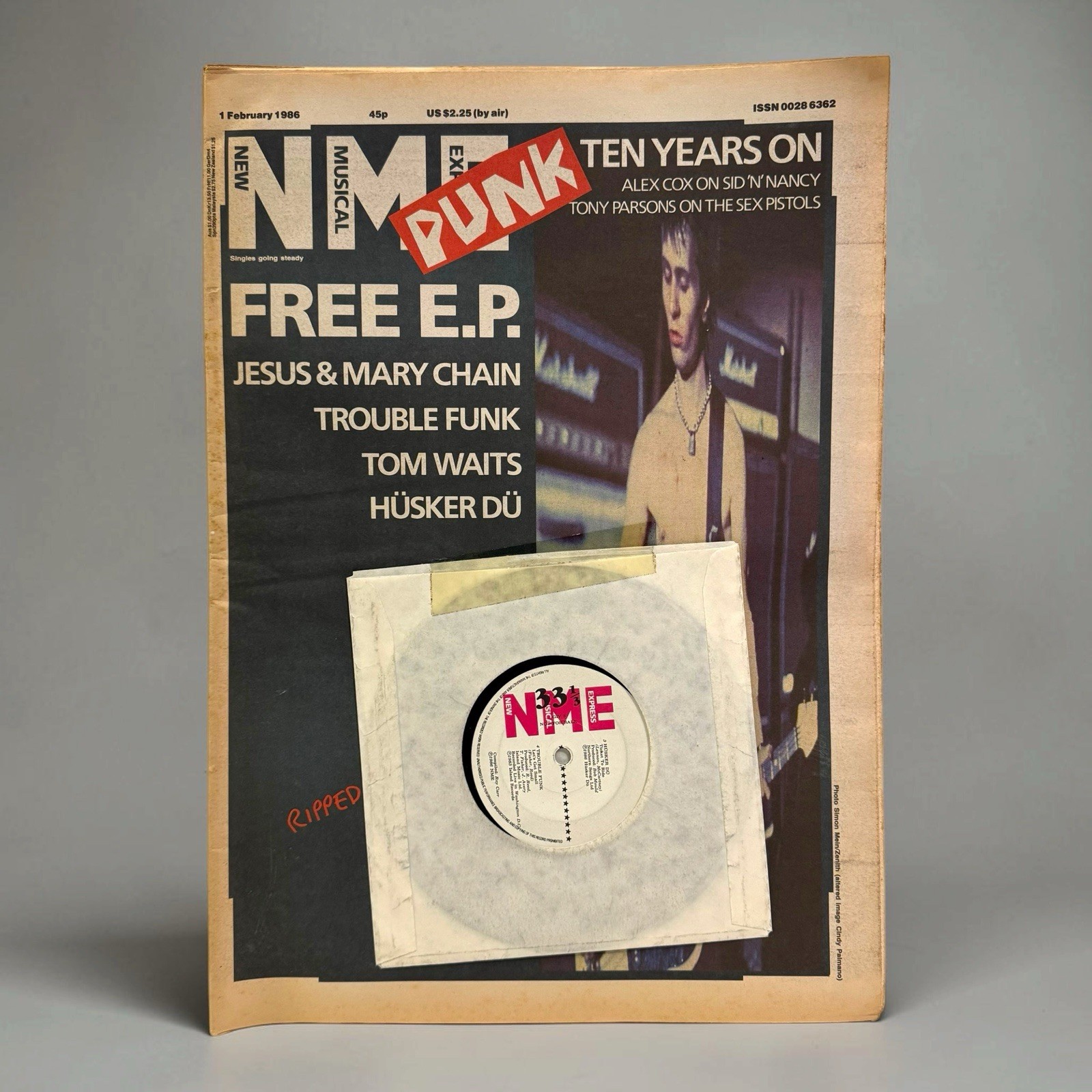 Vintage NME Magazine Feb 1 1986 Punk 10 Years On Cover Big Four 7\