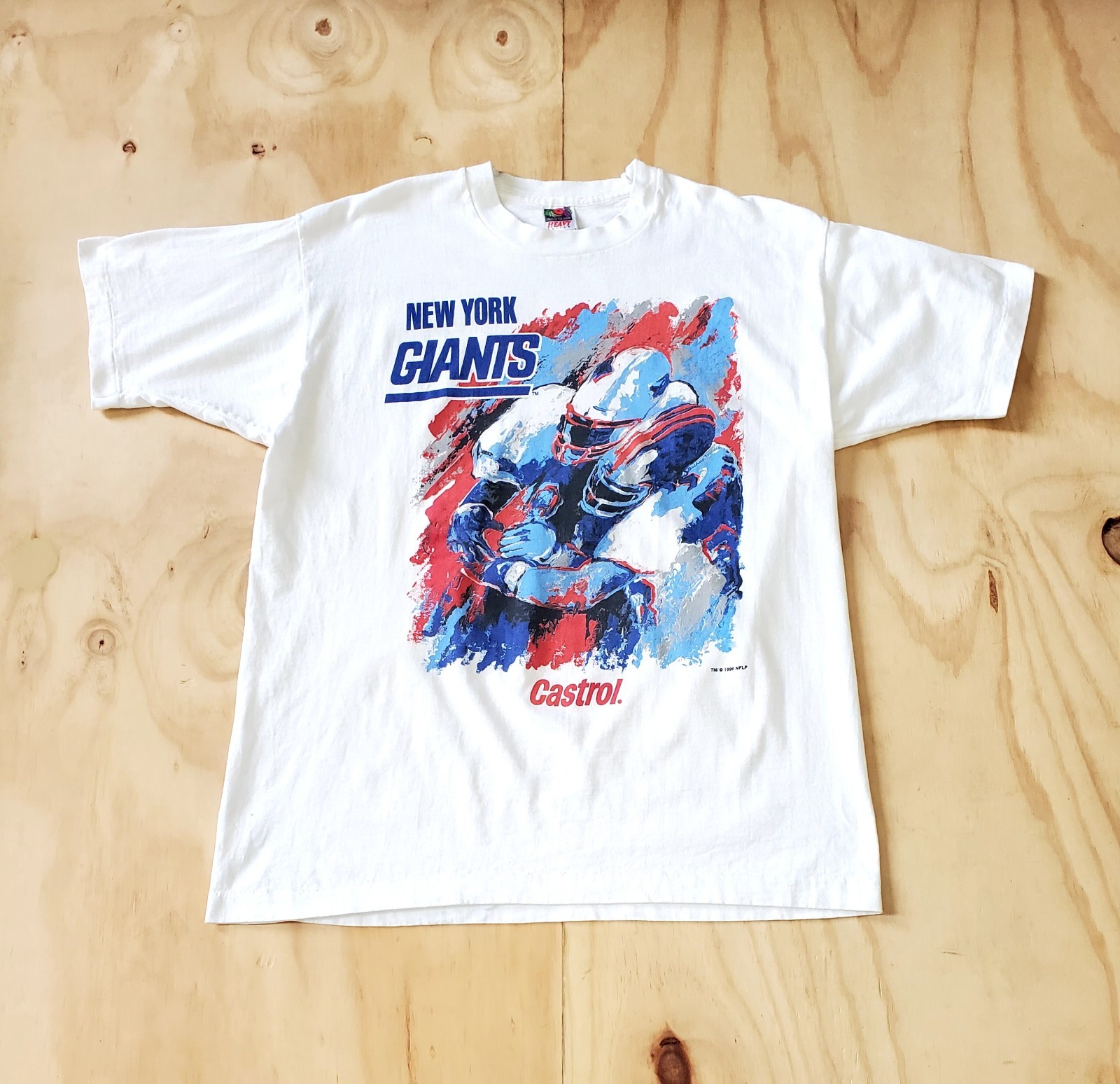 Vintage 90\'s Nfl New York Giants T-Shirt Men\'s White Size Xl Usa Vintage 90\'s Nfl New York Giants T-Shirt Men\'s White Size Xl Usa