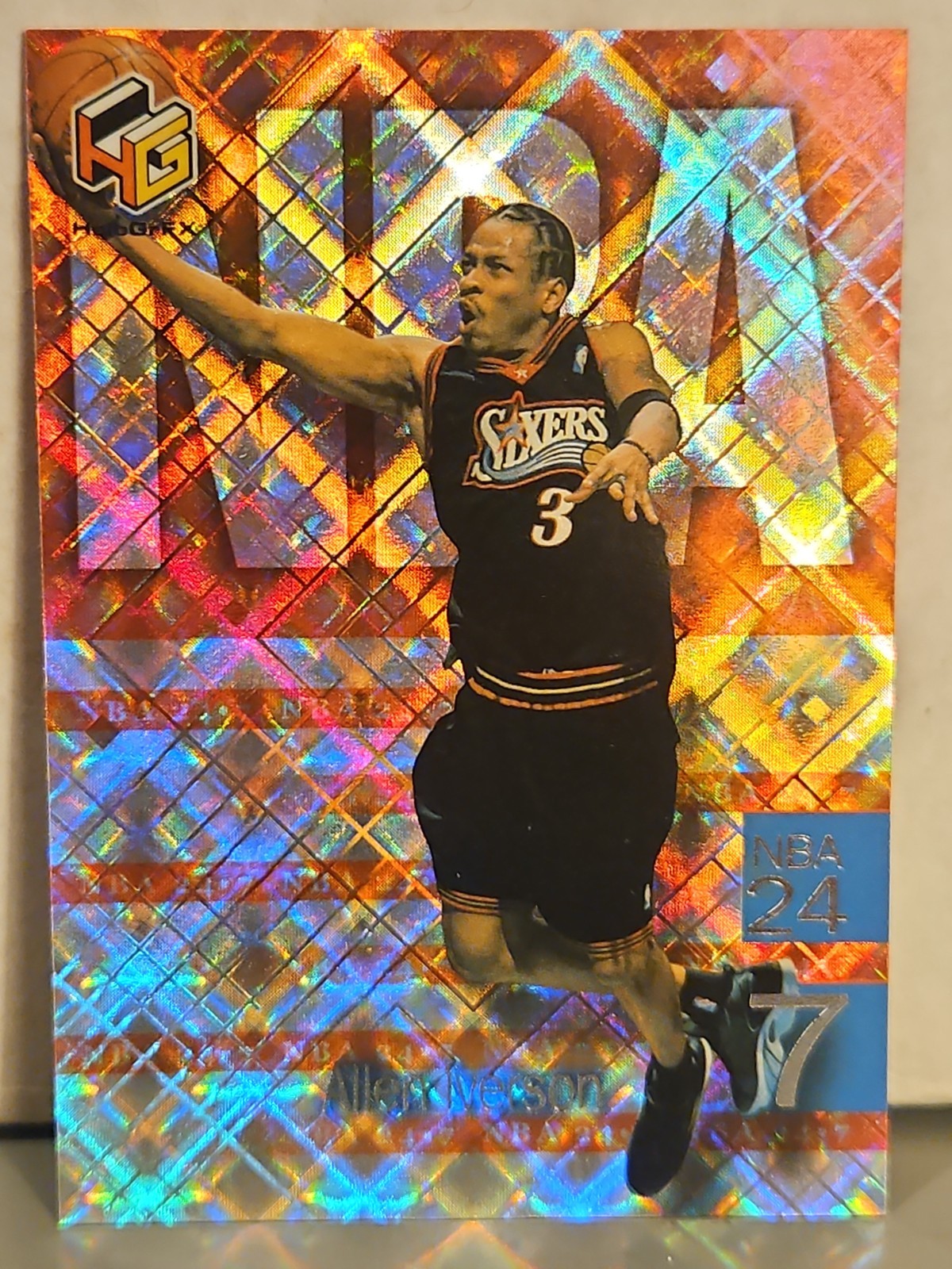 1999-00 Upper Deck HoloGrFX - Nba 24-7 Allen Iverson #N2 1999-00 Upper Deck HoloGrFX - Nba 24-7 Allen Iverson #N2
