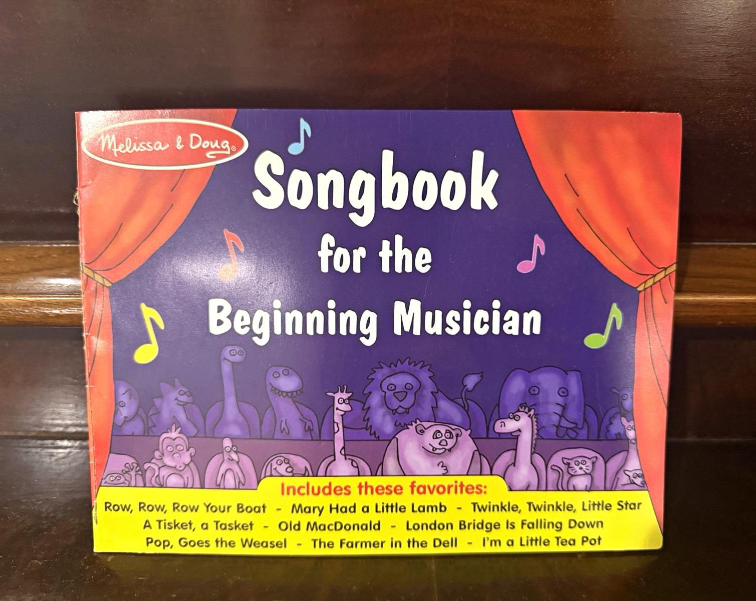 Melissa & Doug Songbook for the Beginning Musician Board Book Ages 4-8 Melissa & Doug Songbook for the Beginning Musician Board Book Ages 4-8