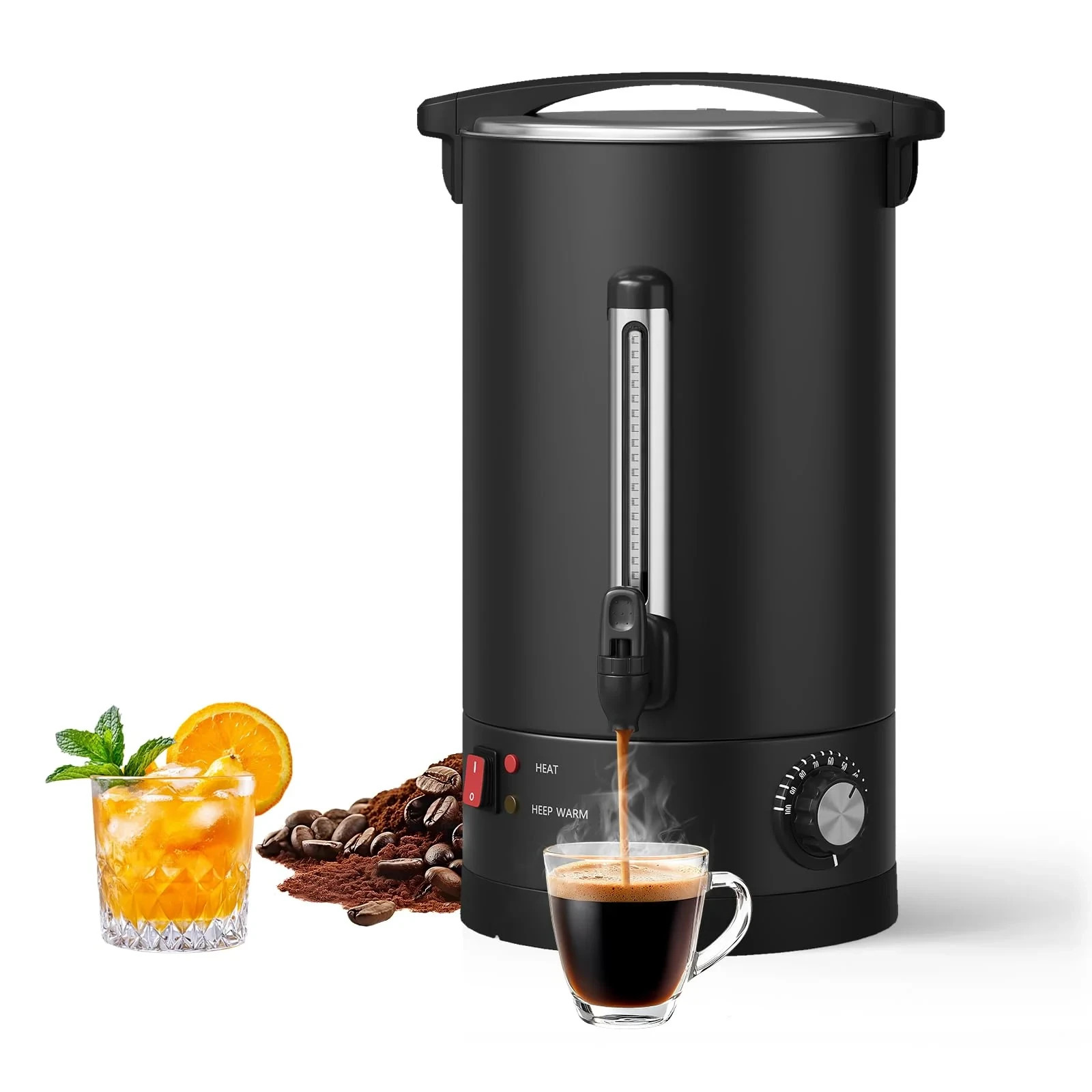 Garvee Large Capacity Commercial Coffee Urn – 14L Stainless Steel Garvee Large Capacity Commercial Coffee Urn – 14L Stainless Steel