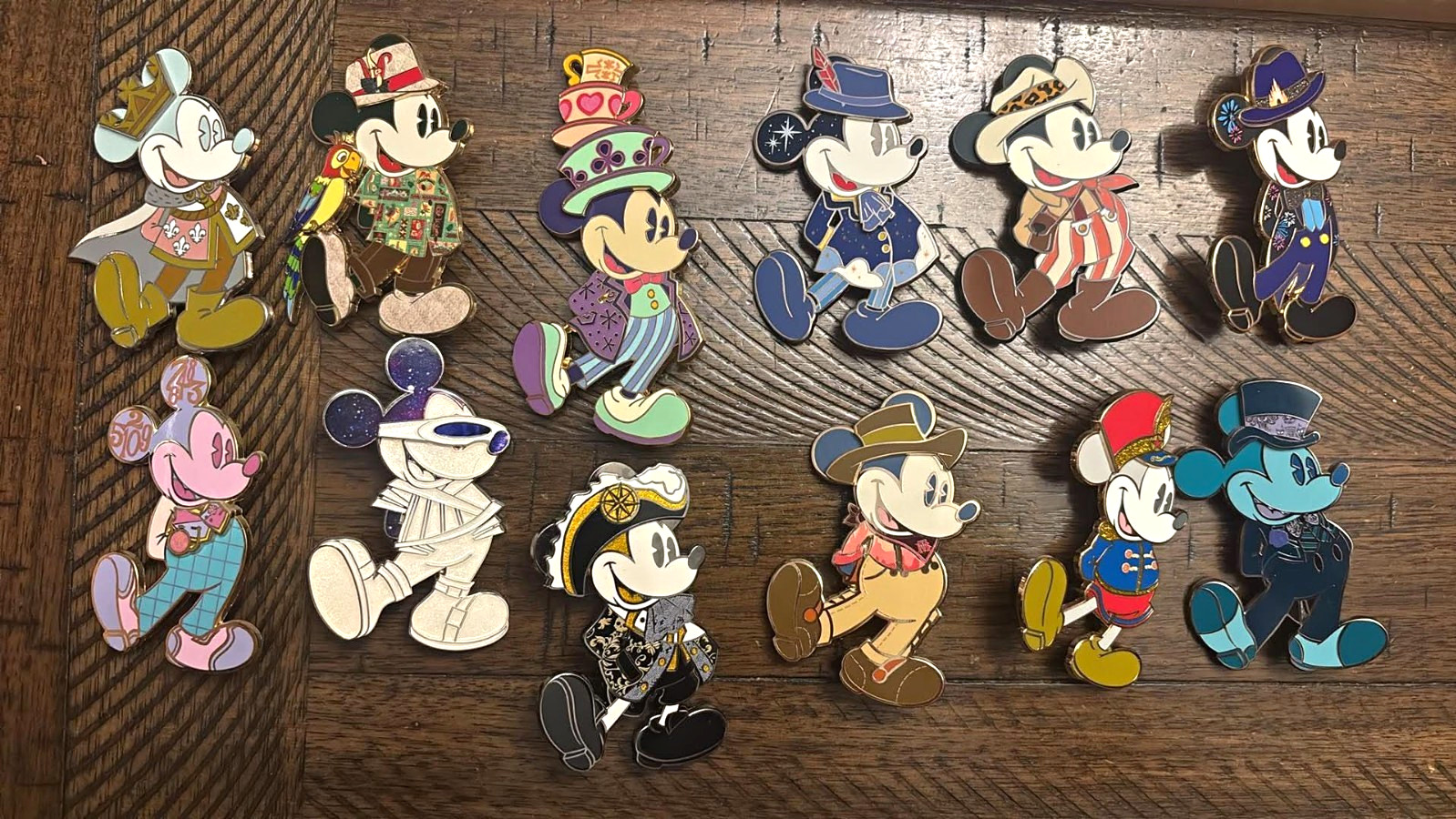 Disney Mickey Mouse Main Attraction Pin Lot Set of 12 - Disney Franchise Disney Mickey Mouse Main Attraction Pin Lot Set of 12 - Disney Franchise