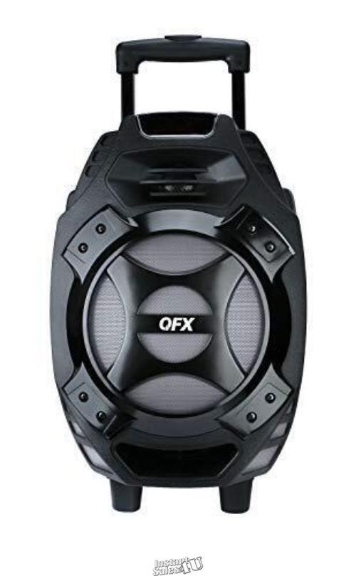 QFX PBX-61081-SILVER Rechargeable Portable Speaker 8\