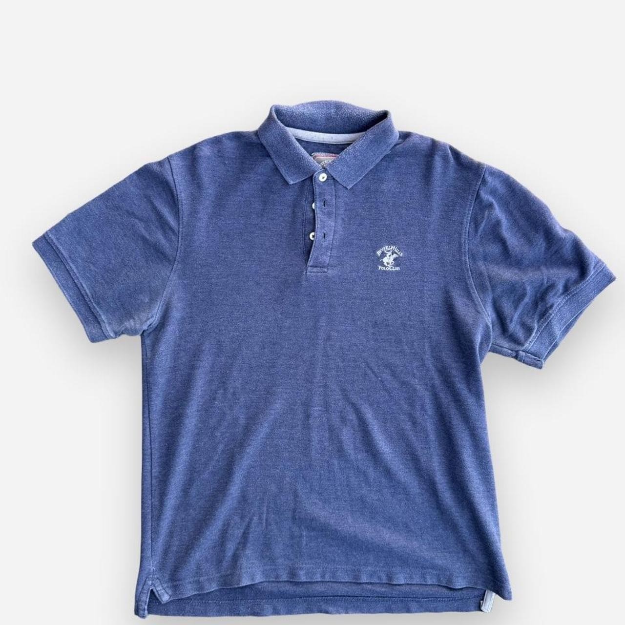 Beverly Hills Polo Club Mens Vintage Blue Polo Shirt Size M Short Sleeve Preppy Beverly Hills Polo Club Mens Vintage Blue Polo Shirt Size M Short Sleeve Preppy