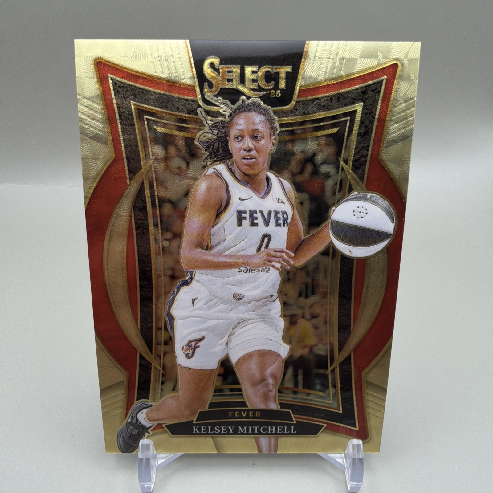 2025 PANINI-WNBA SELECT #44  KELSEY MITCHELL BLACK/GOLD 1/1 Rare 🤩🤩 Concourse