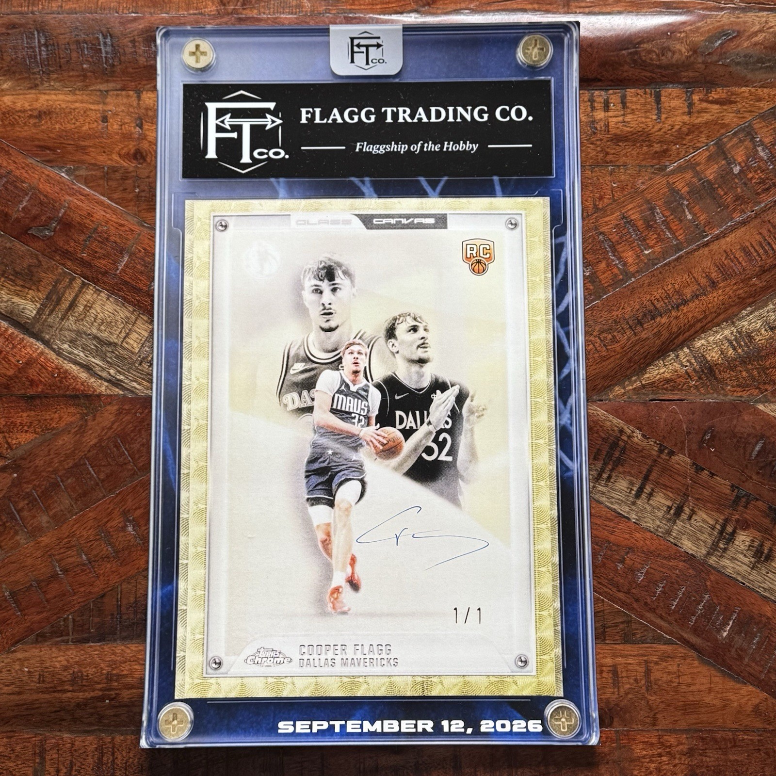 Flagg Trading Co. Cooper Flagg Dallas Mavericks Poster Signed - Only 250 Copies Flagg Trading Co. Cooper Flagg Dallas Mavericks Poster Signed - Only 250 Copies