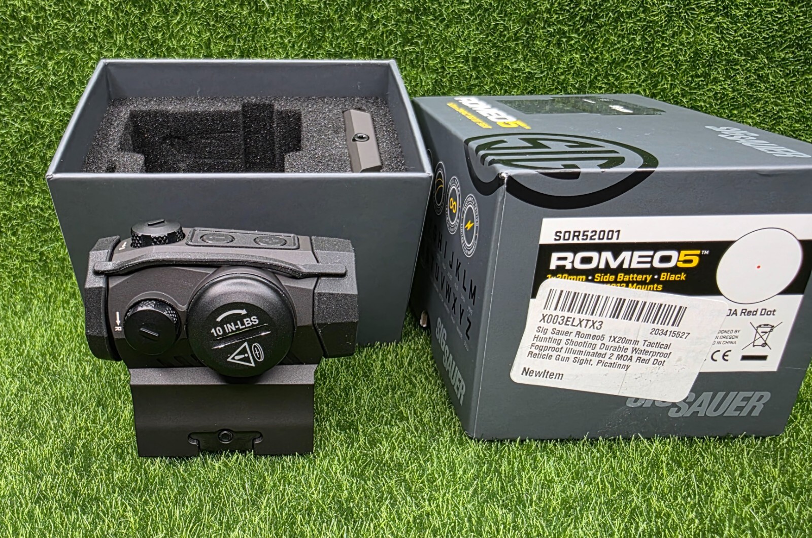 Sig Sauer ROMEO5 1x20mm 2 MOA Red Dot Sight w/ Mounts - SOR52001