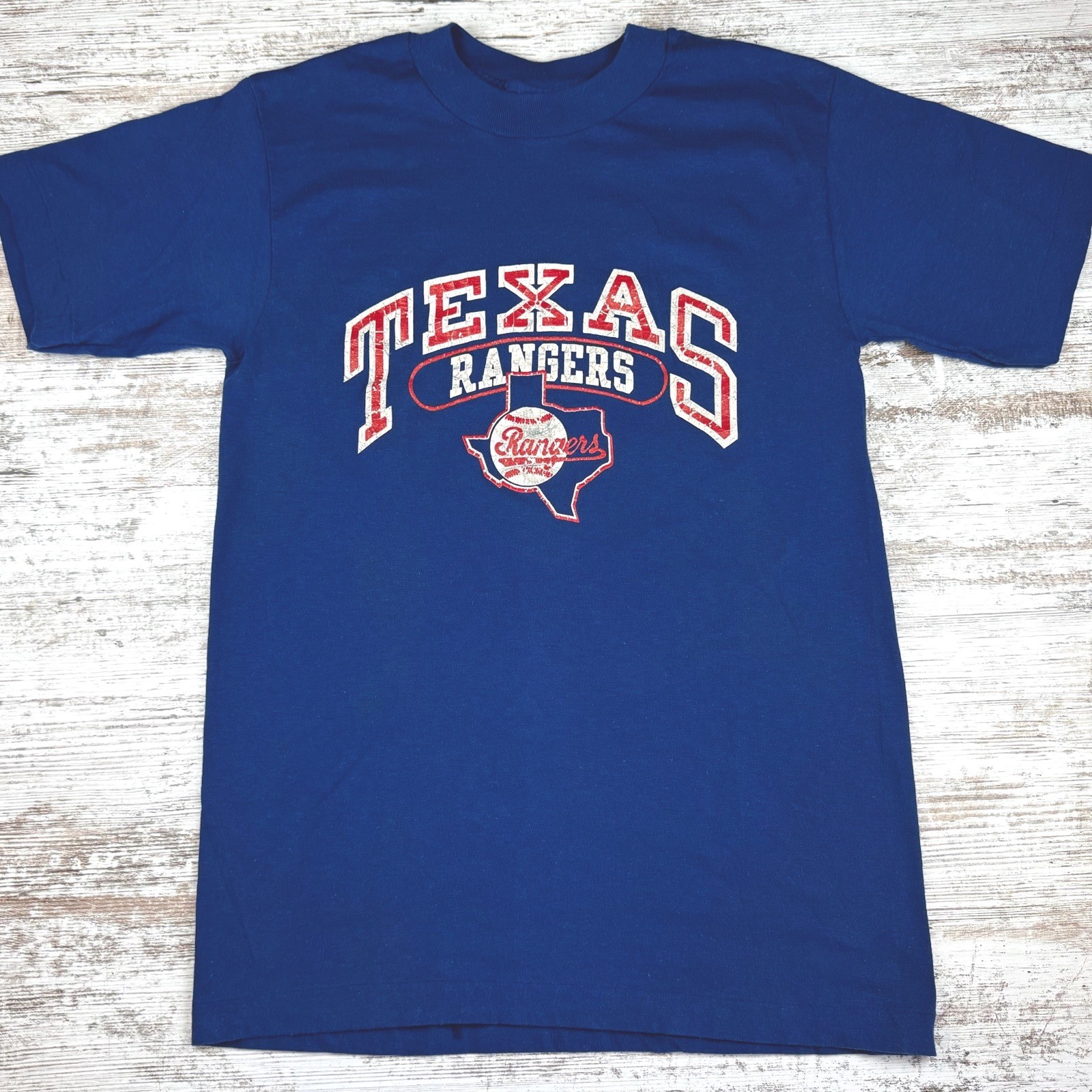 VTG Texas Rangers Single Stitch Shirt Size Large MLB 80s VTG Texas Rangers Single Stitch Shirt Size Large MLB 80s