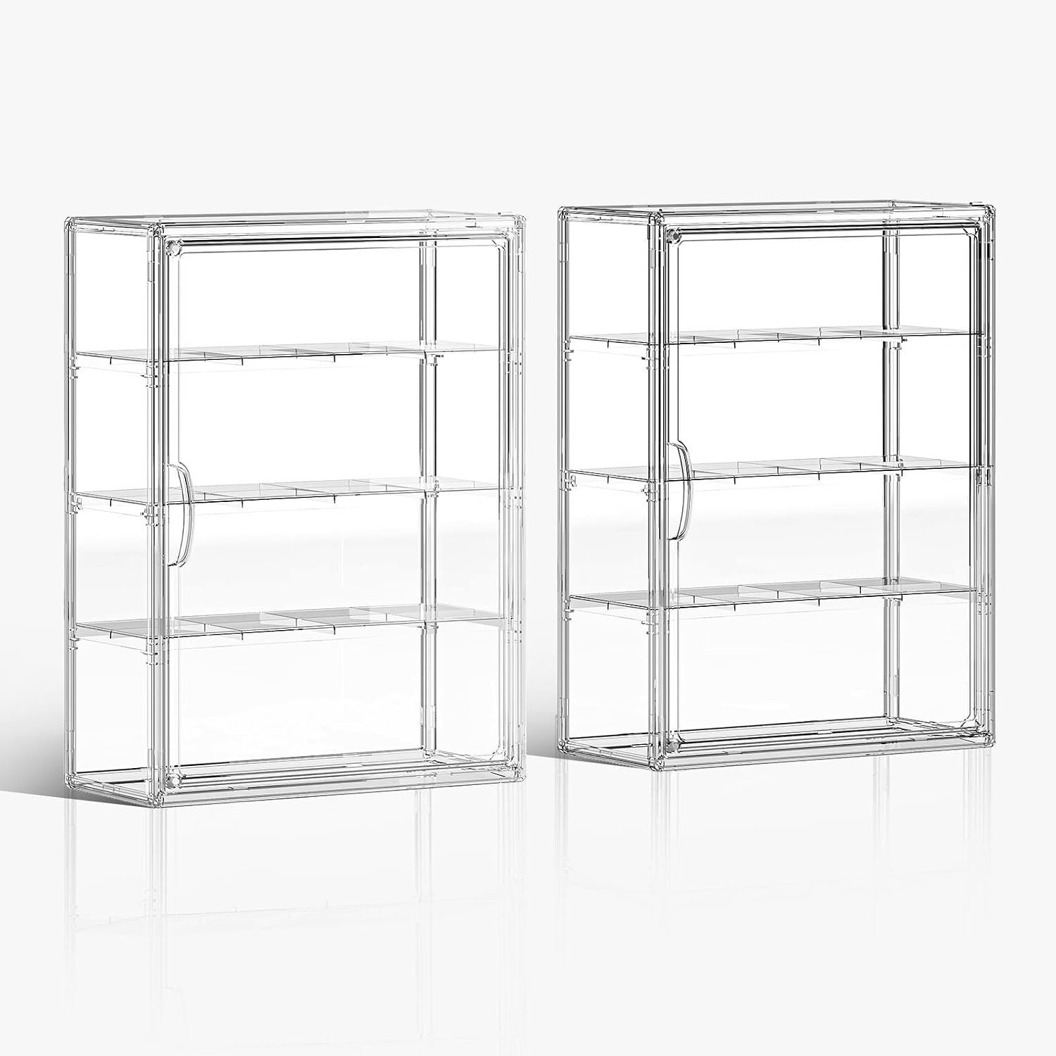 3 Tiers Clear Display Case for Figures Collectibles 2 Pack Wall Mounted Hobby... 3 Tiers Clear Display Case for Figures Collectibles 2 Pack Wall Mounted Hobby...
